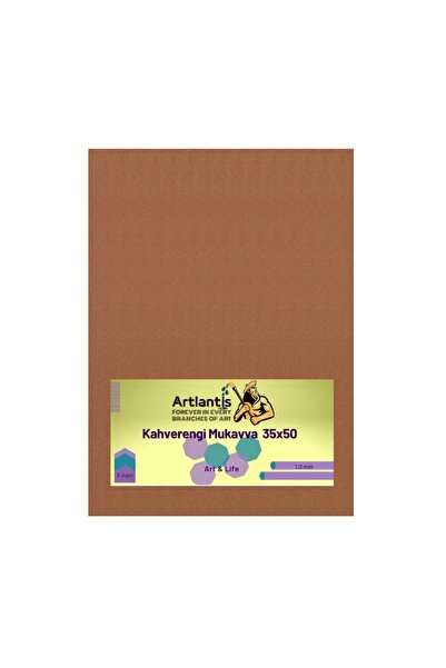 Artlantis Kahverengi Renkli Mukavva 35x50 5 Adet Renkli Mukavva 5 Adet
