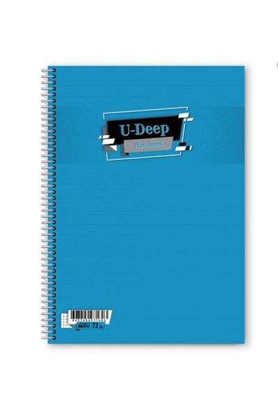 Umut Notebook A4 Spiral 60 Sheets Lined A4 Notebook with Rings 60 Sheets Lined