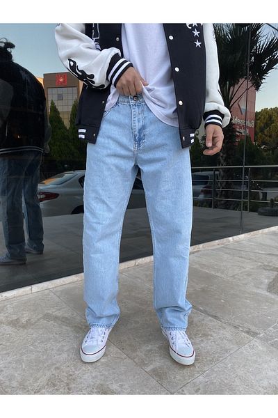 XPUPPETWEAR Ανοιχτό Ice Blue Baggy Jean