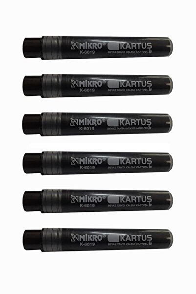 Mikro Siyah Tahta Kalemi Kartuşu 6 Adet Beyaz Tahta Kalemi Mürekkep Kartuşu S...