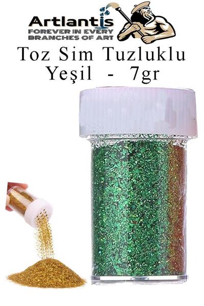Artlantis Renkli Toz Sim Tuzluklu 7 gr 1 Adet Renkli Toz Sim Epoksi Reçine Ok...