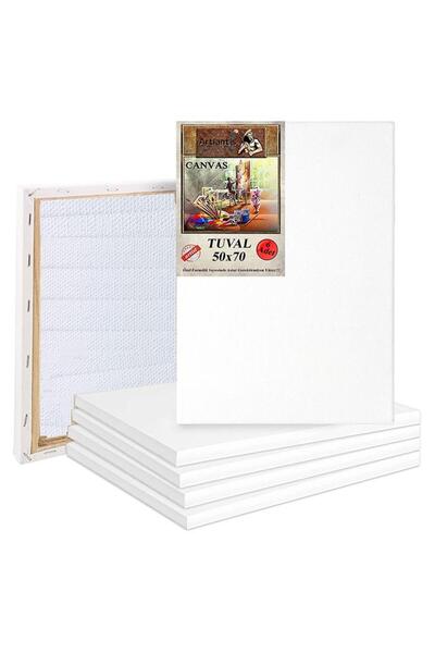 Artlantis Tuval 50x70 Arkadan Zımbalı Astarlı 6 Adet Resim Tuvali 50*70 Öğren...