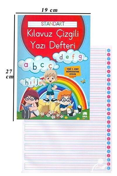 Artlantis Güzel Yazı Defteri Orta Boy 16,5x24 cm 24 Yaprak 1 Adet Standart Çi...