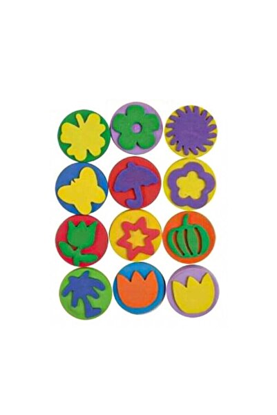 Artlantis Sponge Print Eva 12 Pack 1 Pack Sponge Eva Print 1 Pack