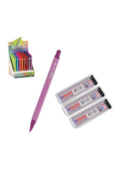Mikro 0.9 Mm Tip Pen and 0.9 Mm Tip 3 Pieces Mp-330 Versatil Pen Set 1 Pack