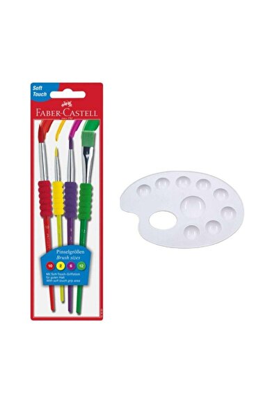 Faber Castell Set četkica 4 komada i paleta za slikanje 1 komad Faber Castell...