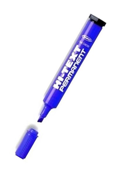 Artlantis Blue Cut Tip Marker Permanent Pen 3 Pieces Hi-Text Marker Ink Black 30 Ml 1 Piece Brons Box
