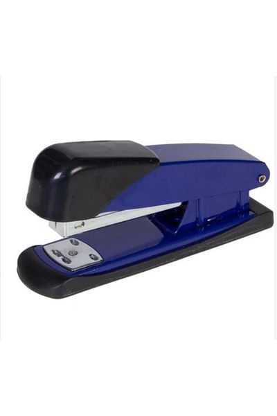 Mimaks Stapler Metal Blue E-2524/m Stapler 24/6 1 Piece Large Stapler 25-30 Pages