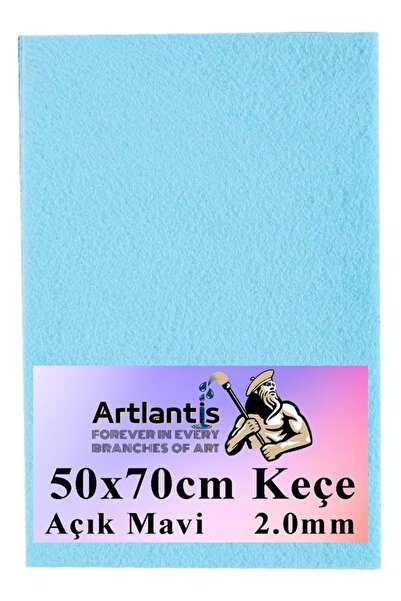 Artlantis 50x70 cm Keçe 2.0 mm 1 Adet Renkli Hobi Keçesi Elişi Keçesi Anasını...
