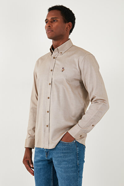 U.S. Polo Assn. U.S. Polo 100% Cotton Logo Slim Fit Shirt Men's Shirt G081Sz 0041962279