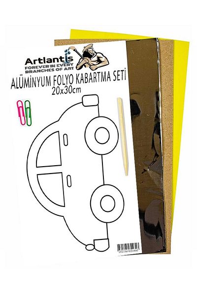Artlantis Aluminum Foil Embossing Set 20x30 cm Experimental Material 1 Pack Aluminum Foil Set Embossing