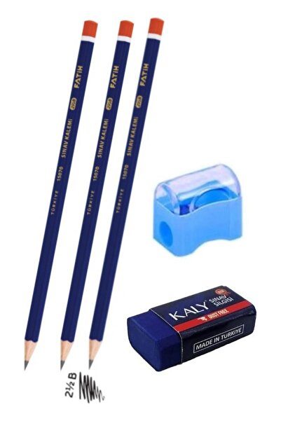 Artlantis Sınav Kalemi Seti 1 Paket 3 Adet Yumuşak Uçlu Fatih Kurşun Kalem 2,...