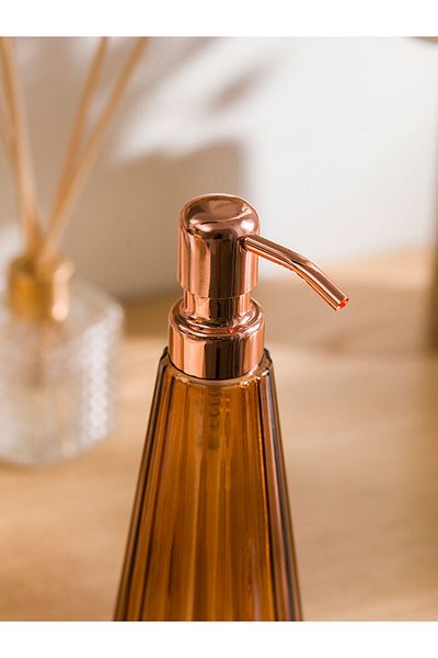 LC Waikiki Διανομέας υγρού σαπουνιού LCW HOME Brown Glass