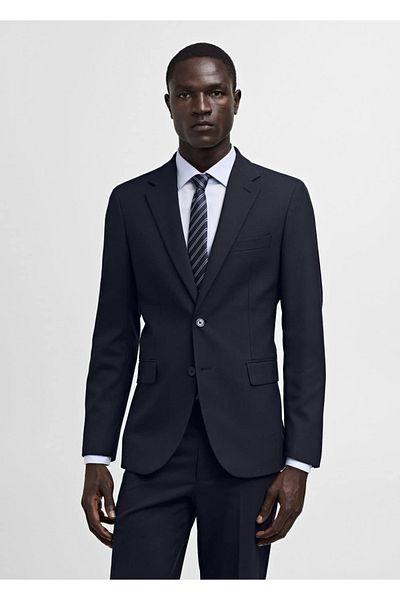 MANGO Man Μπουφάν Comfort Stretch Fabric Slim-Fit Blazer