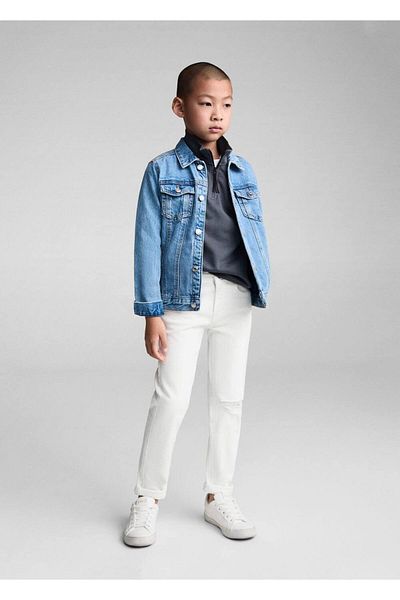 MANGO Kids Τζιν με στενή εφαρμογή