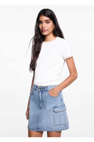 Mango Teen Pantofi portocalii pentru copii