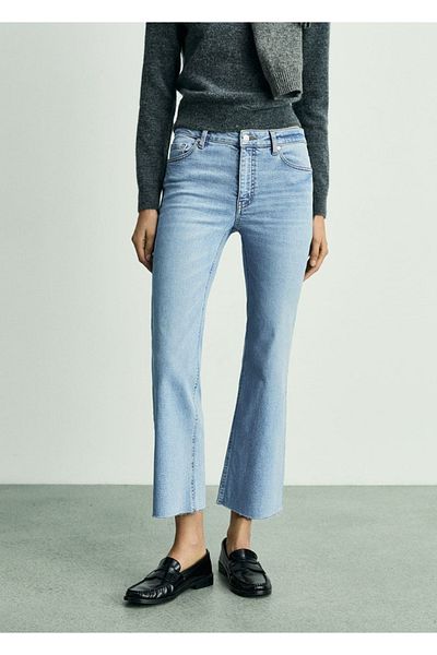 MANGO Woman Pantaloni Sienna Flare Crop Jean
