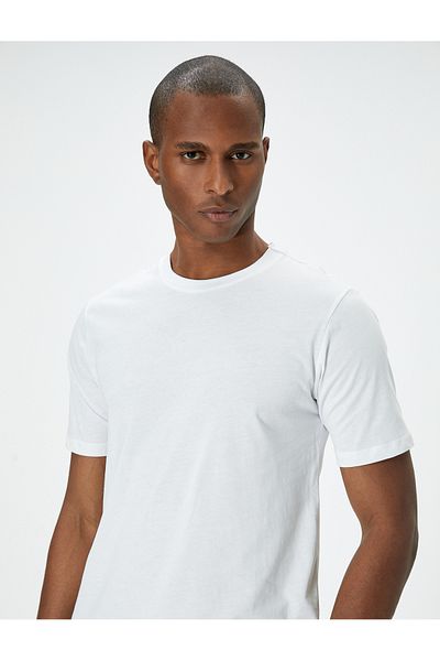 Koton Slim Fit Crew Neck Basic T-Shirt - κοντομάνικο