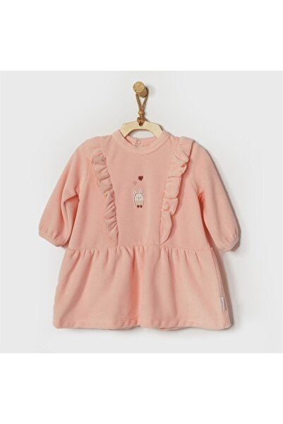 andywawa ANW-AC22364 Bebek Elbise Dress Velvet Street Style
