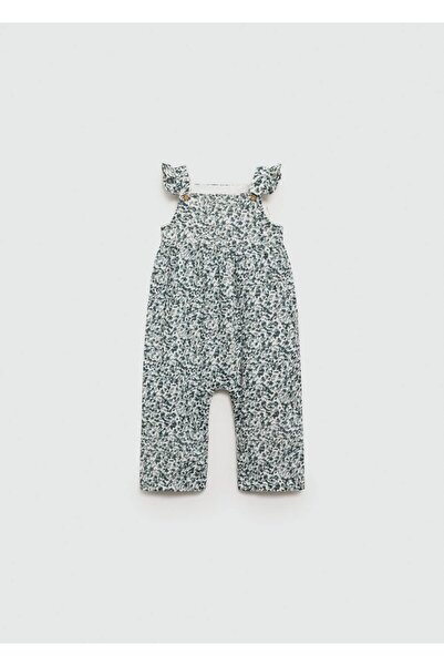 MANGO Baby Çiçek Desenli Tulum