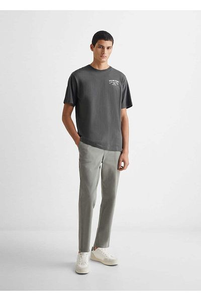 Mango Teen Μήνυμα T-Shirt