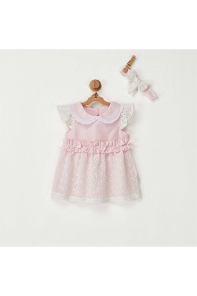 andywawa Ac22512 Floral Street Baby Dress Set - Dress Band Set