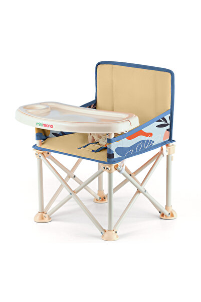 Minimono Plus 0-4 Yaş Portatif Katlanır Yükseltici Mama Sandalyesi Bebek Çocuk Kamp Sandalyesi