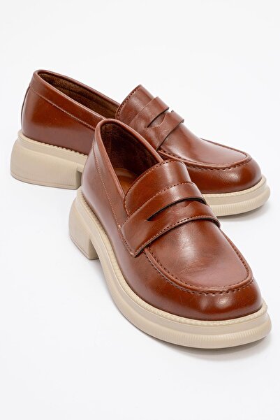 Ccway Smeđe naborane neklizajuće ženske cipele za slobodno vreme