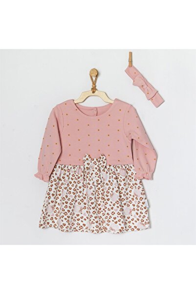 andywawa Ac22057 Baby Dress Set Dress Band Set Cute Leopard