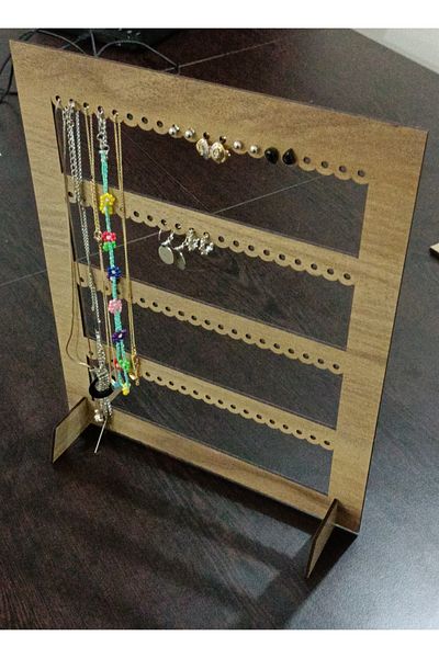 Mars Earring Stand Jewelry Earring Hanger Wooden Jewelry Box Jewelry Stand Jewelry Hanger Double Face