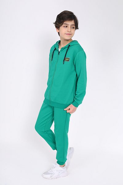 Toontoy Boy's Embroidered Tracksuit Set
