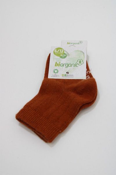 Bibaby Organic Ribbed Baby Socks