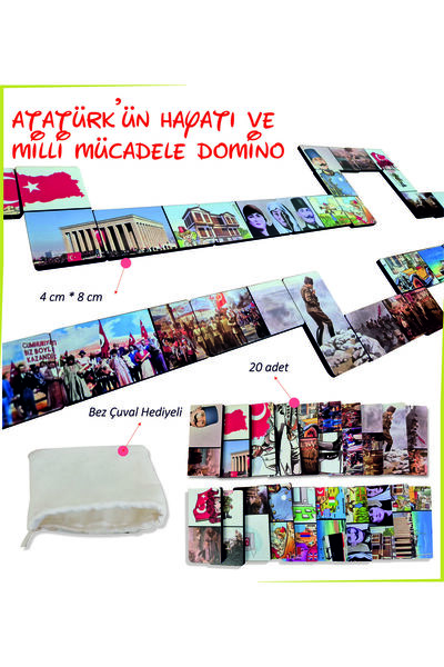 Ankebut حياة أتاتورك والقتال الوطني الدومينو