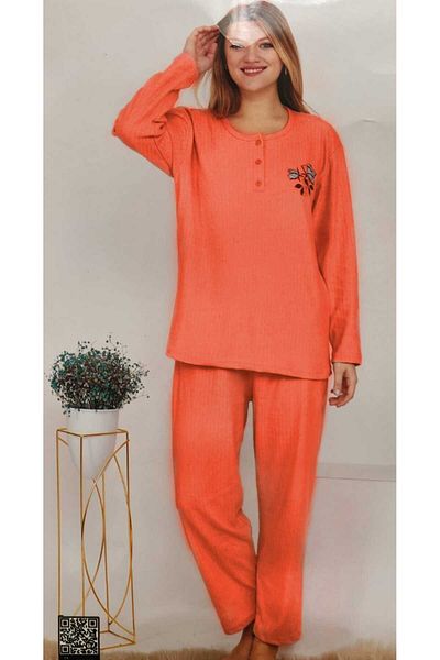GOOD NİGHT Battal Size Interlock Mother Pajamas Set 1912