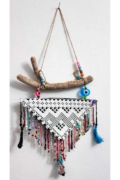 NHOUSE Dantel Detaylarla Süslü Kapı, Balkon ve Duvar Aksesuarı /El Işi / Naza...