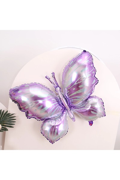 DÜVENCİ TİCARET Folie mare în formă de fluture, de culoare violetă