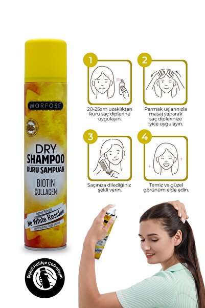 Morfose Açık Renkli Saçlar İçin Saçları Canlandırıcı,Temiz ve Sağlıklı Görünüm Veren Kuru Şampuan eleg.2811