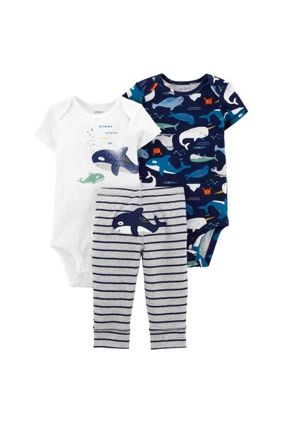 Carter's Carters 1k114010 Layette Erkek Bebek 3'lü Set