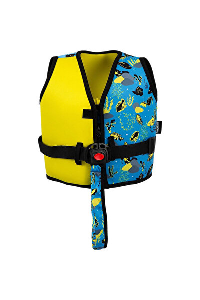 AboutThePerfect 855 Çocuk Yüzme Yeleği, Mavi, Rahat ve Güvenli Yazlık Spor Kı...