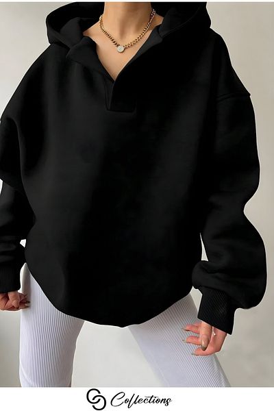 Arz giyim Trend Collections V-Neck Oversize Swearshirt