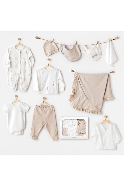 andywawa 10 Piece Newborn Set for Baby Boy - Happy Everyday Ac25061