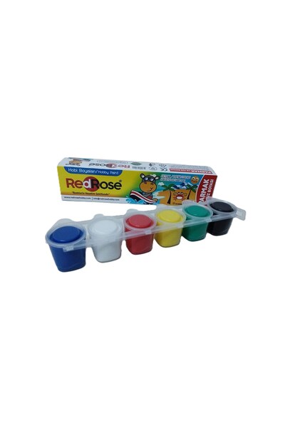 Hayal Sepeti Parmak ve Yüz Boyası 6 Renk 6x25mm