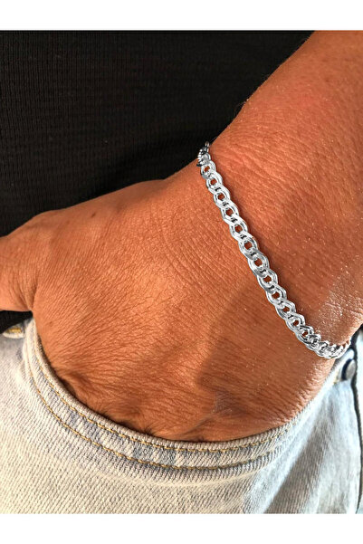 vogutima Erkek Gümüş Bileklik - 5mm Nano Old Money Made In Italy Luxury • Işı...