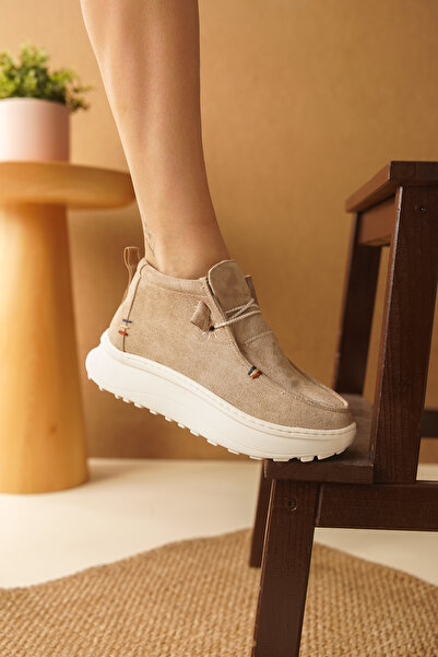 Cananın Pabuçları KCL 0337 KALIN TABAN SÜET BOT