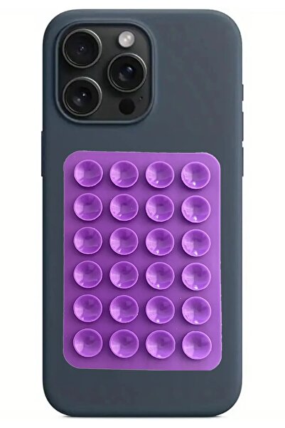 Genel Markalar Silikon Vantuzlu Telefon Tutacağı 24 Vantuzlu 1 Paket Yapışkan...