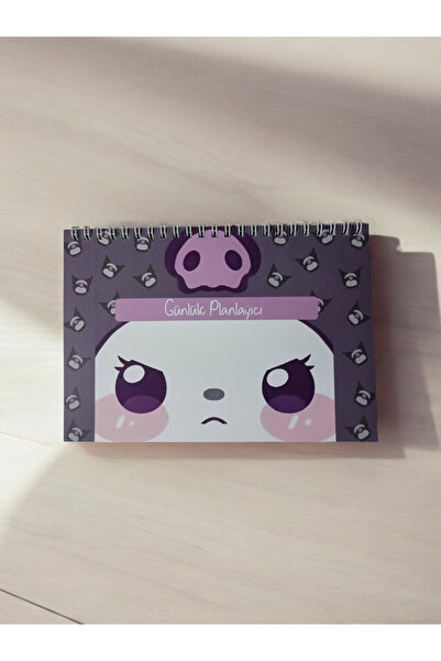 nihonwosekai Sanrio Kuromi Anime A5 Planificator spiralat 50 de coli