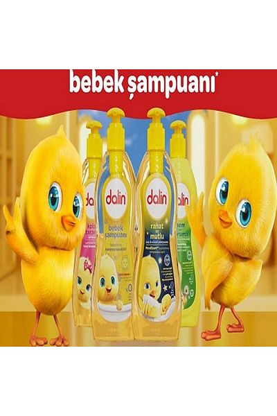 Dalin Dalin Baby Shampoo Family - 700 ml X 4 (Comfortable and Happy, Easy Comb, Moisture and Protection, Classic)