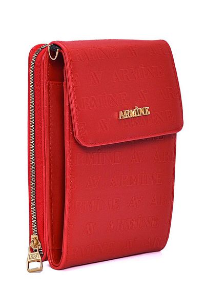 Armine Handbag - 23Yd7266-1 Red Military Chain