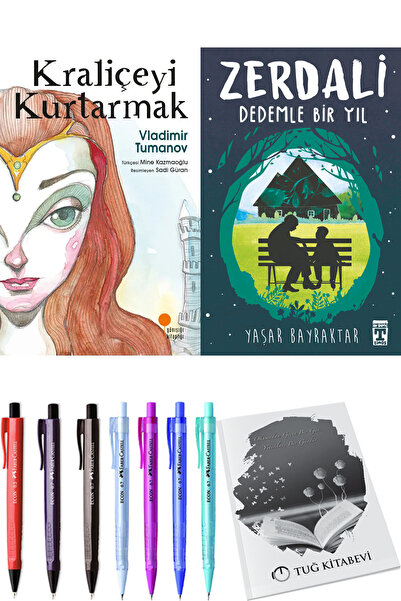 Günışığı Kitaplığı Zerdali Dedemle Bir Yıl ve Kraliçeyi Kurtarmak 2li Set + H...