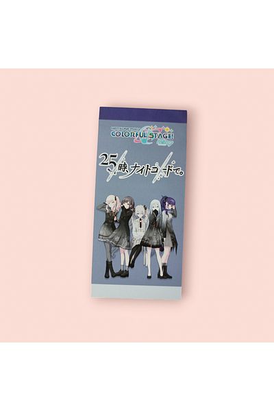 nihonwosekai 4Pcs Hatsune Miku Colorful Pjsekai Project Sekai 8X8Cm Mini Anime Spiral Notepad